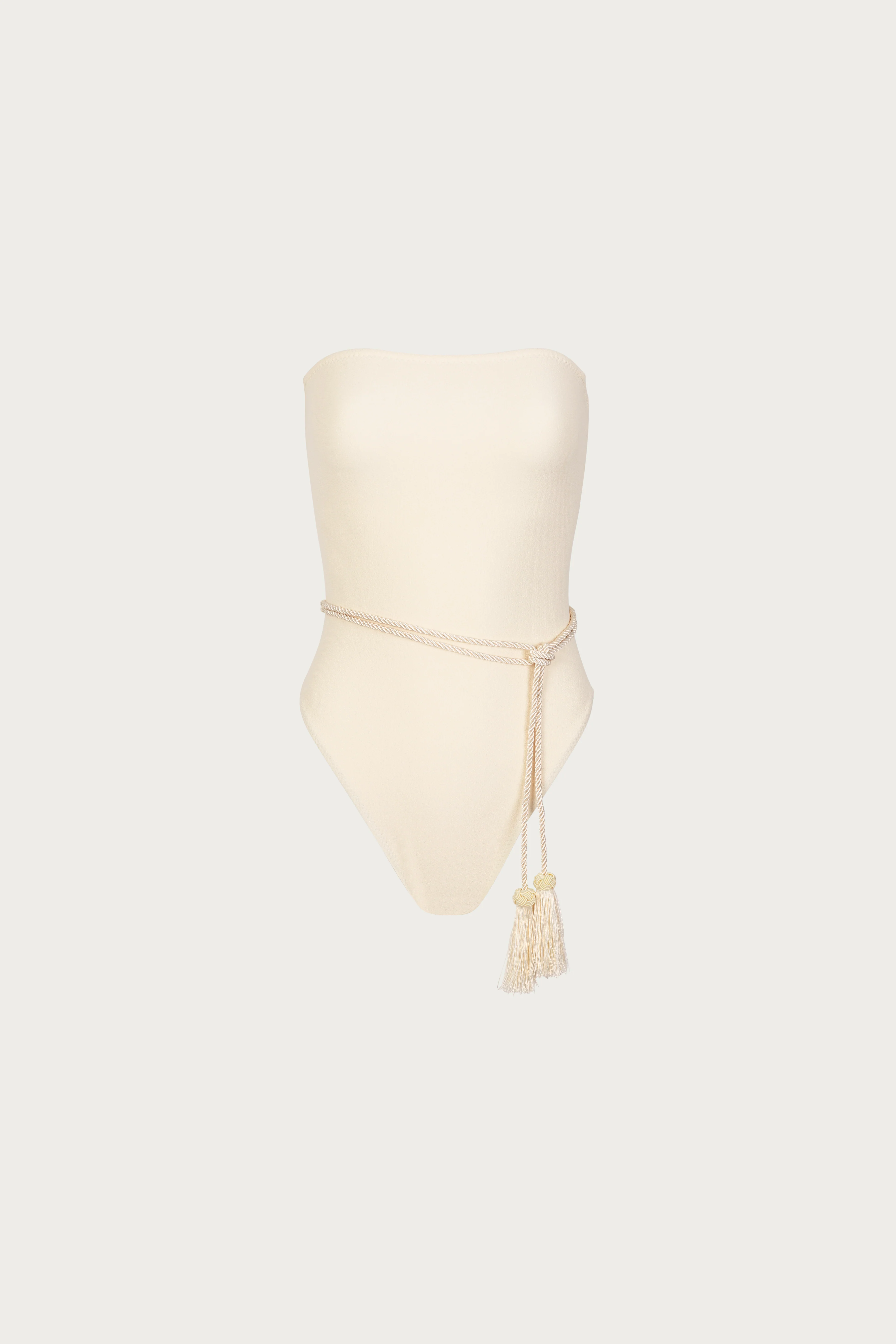 Tassel Rope Belt (Cream)