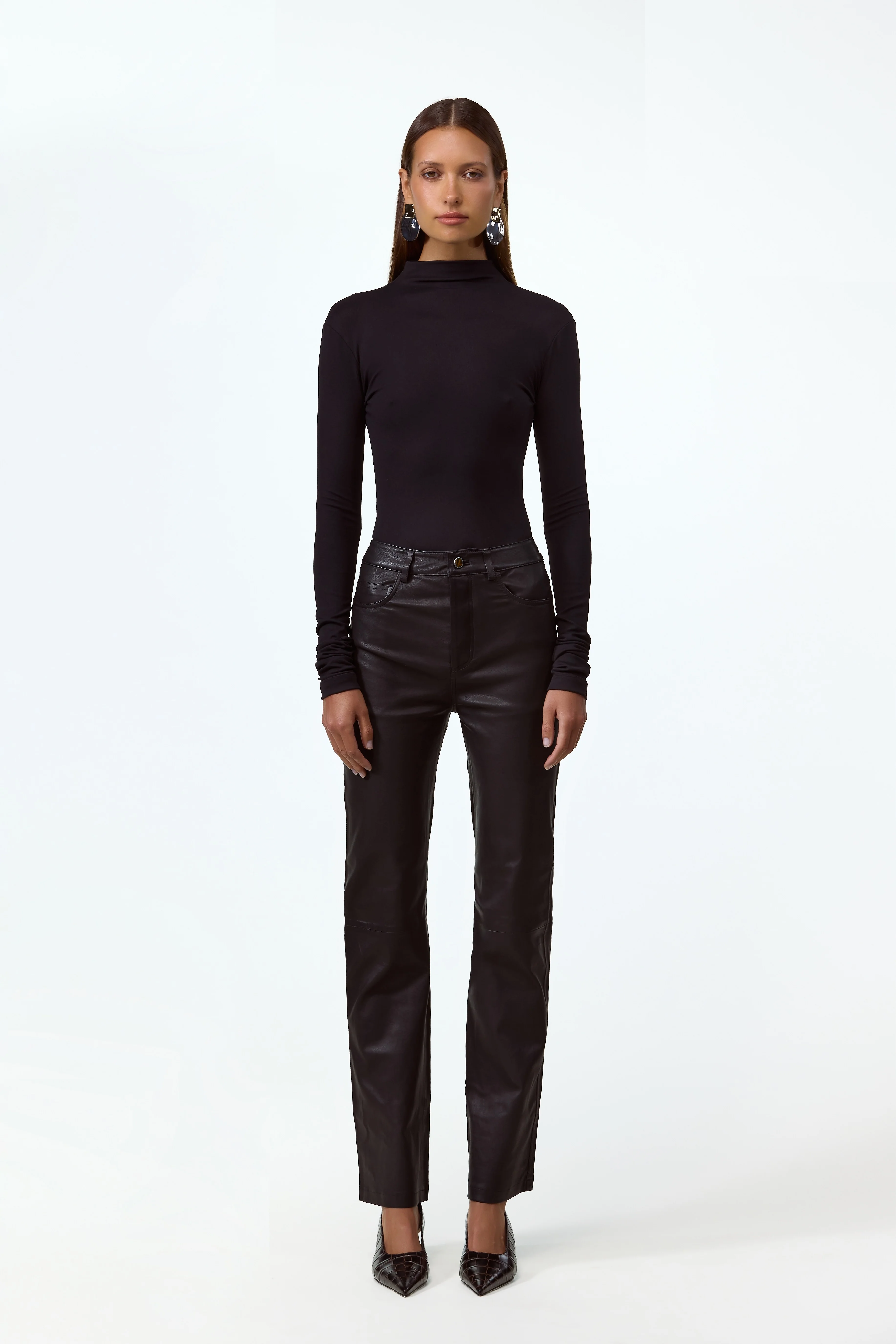 The Perfect Leather Pant (Black)