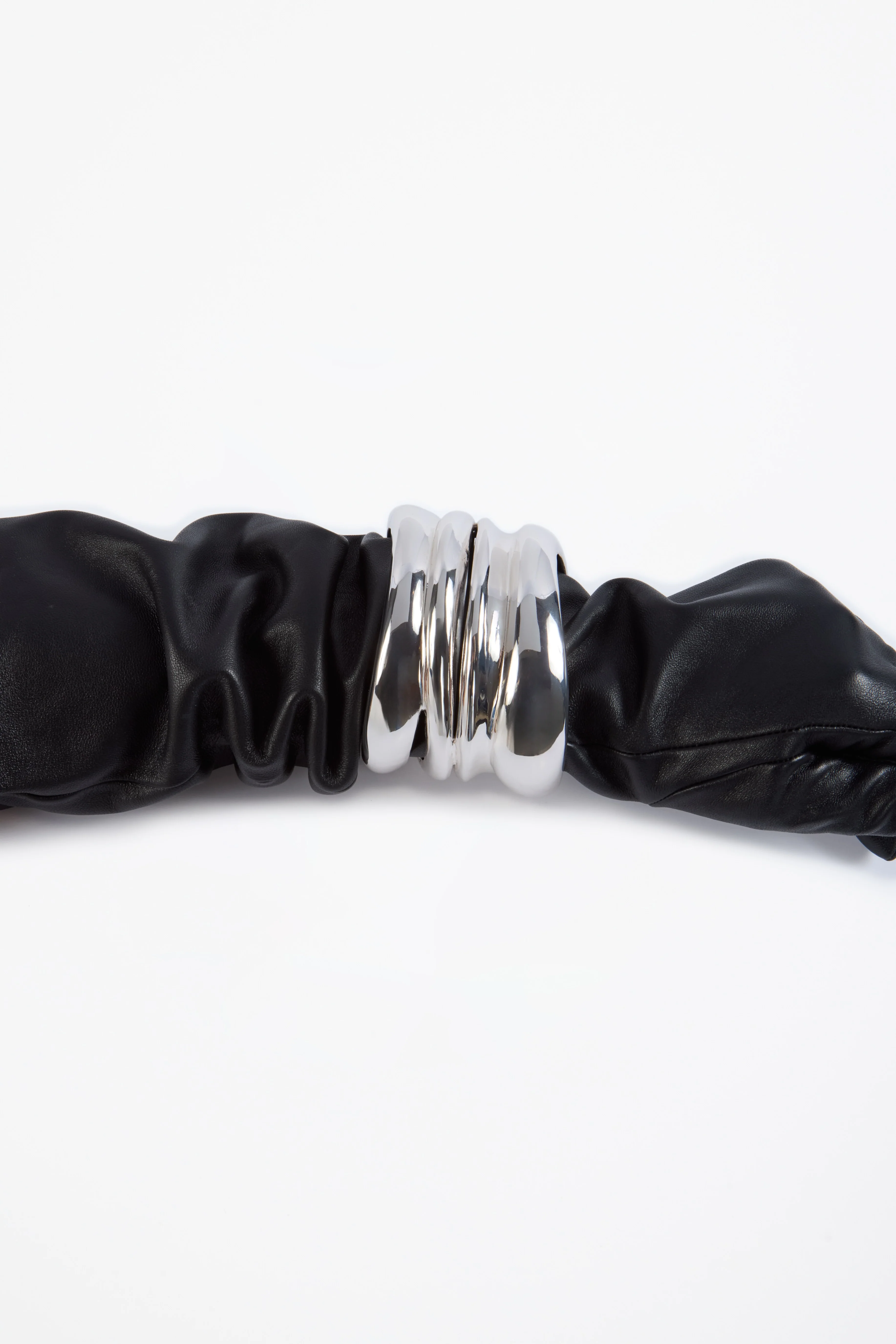Layered Tower Bangle (Silver)