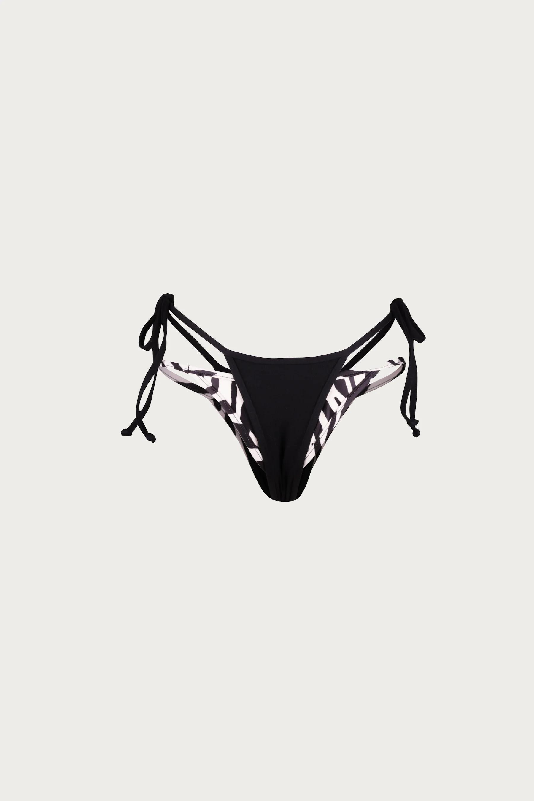 Double Layer Bottom (Faux Suede Black/Zebra) 4 Double Layer Bottom (Faux Suede Black/Zebra)