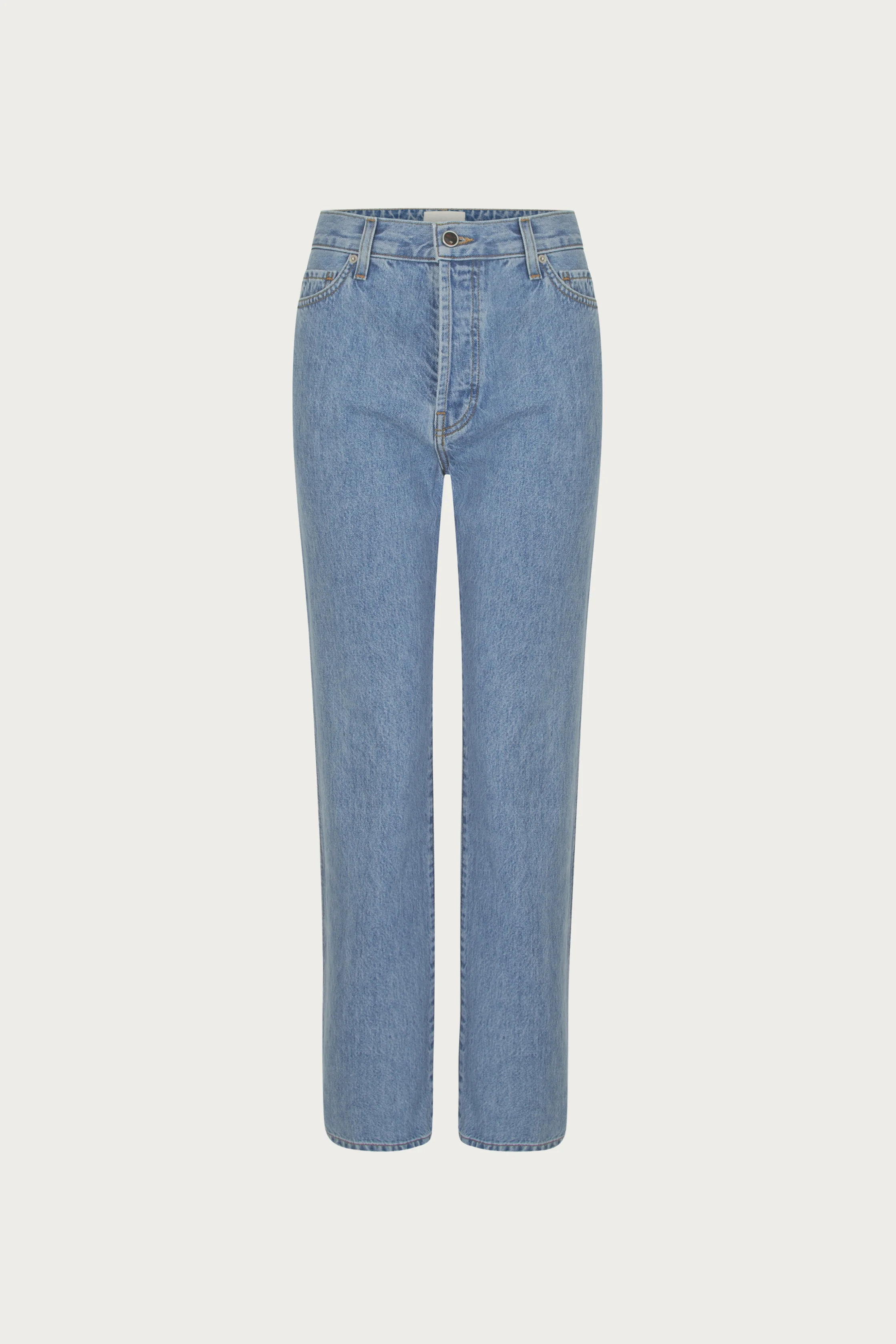 The Straight Ankle Jean (Classic Blue)