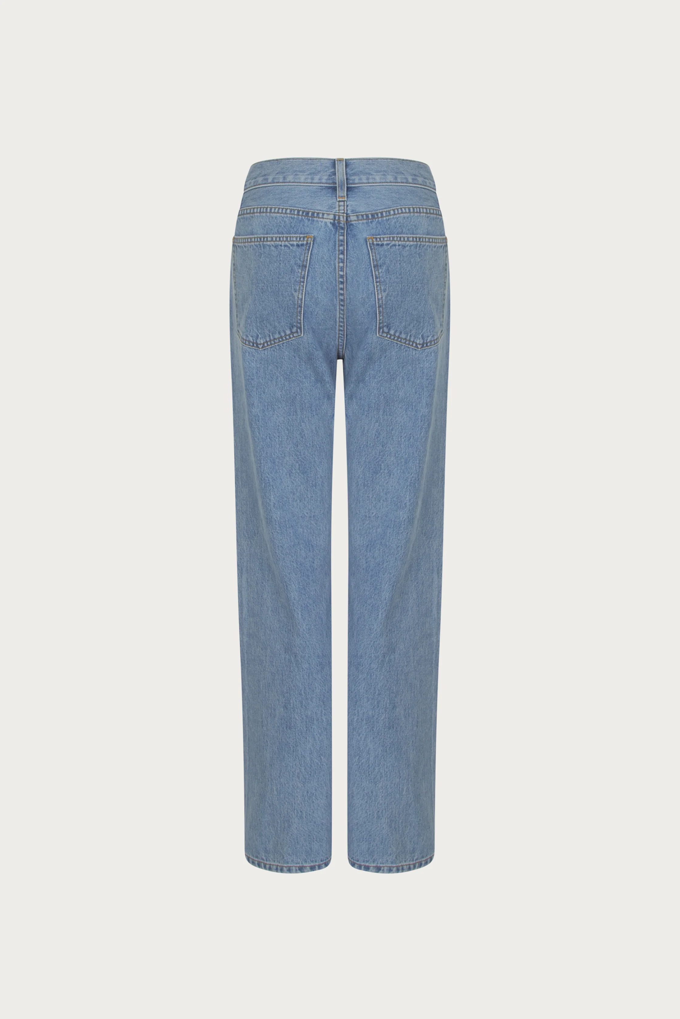 The Straight Ankle Jean (Classic Blue)