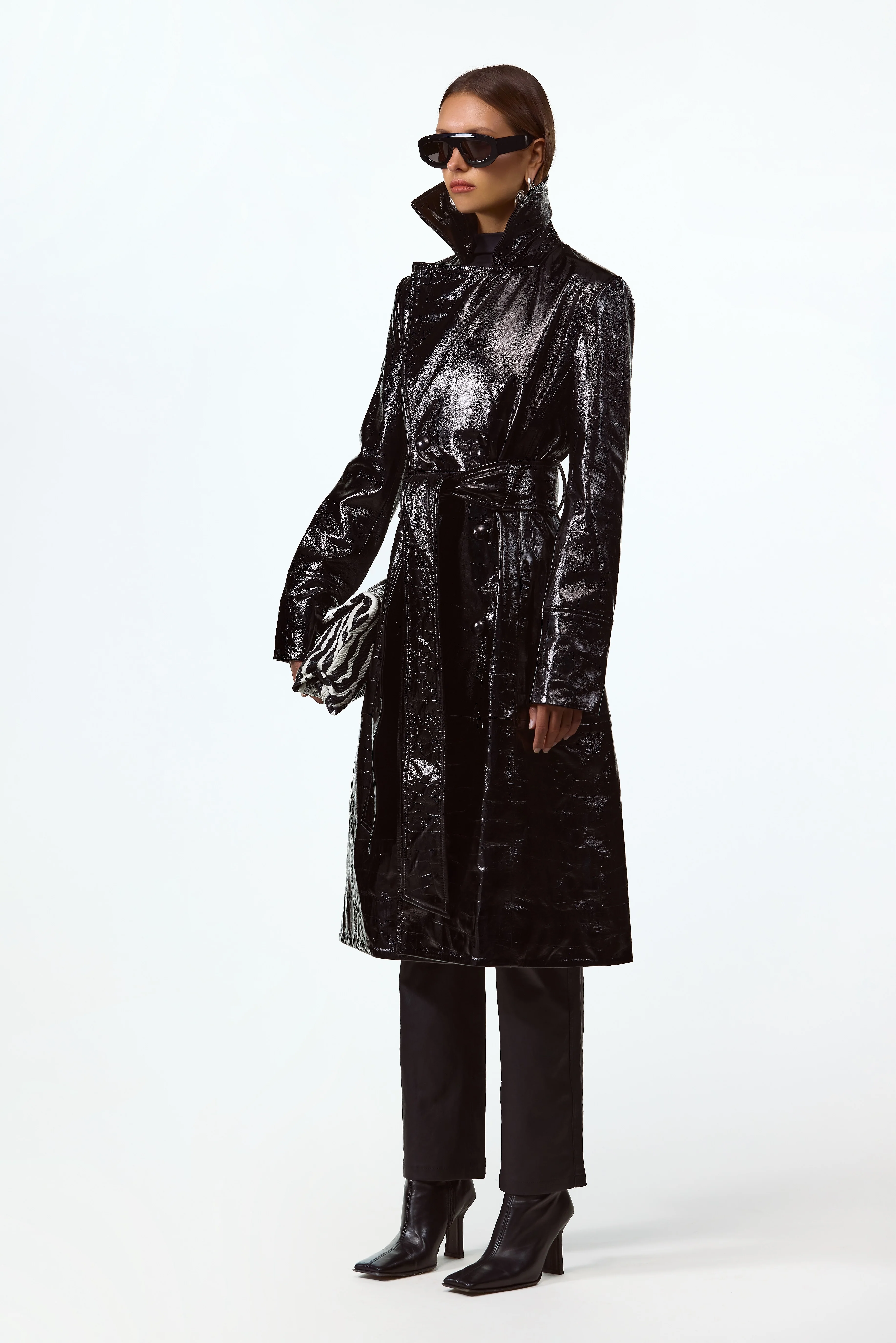 The Leather Trench (Black) 6 The Leather Trench (Black)