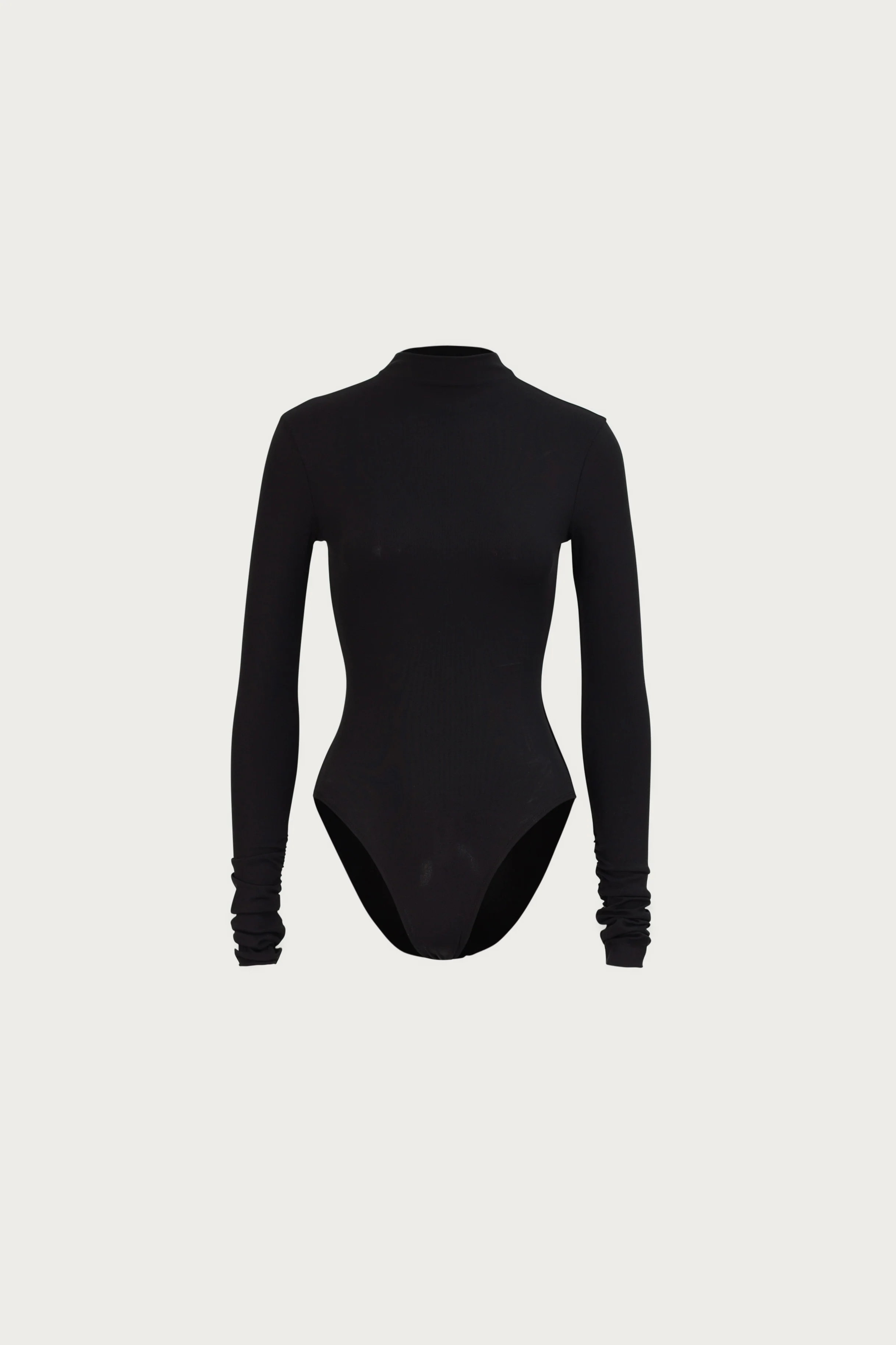 Long Sleeve Bodysuit (Black)