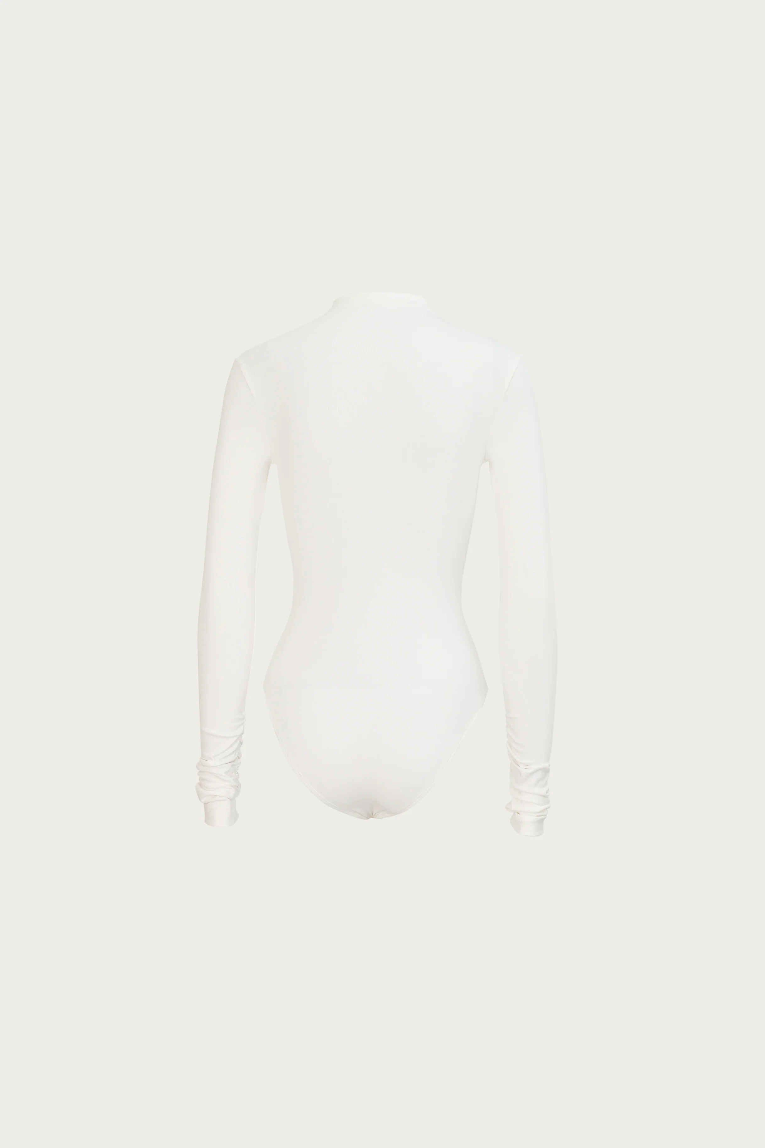 Long Sleeve Bodysuit (White) 5 Long Sleeve Bodysuit (White)