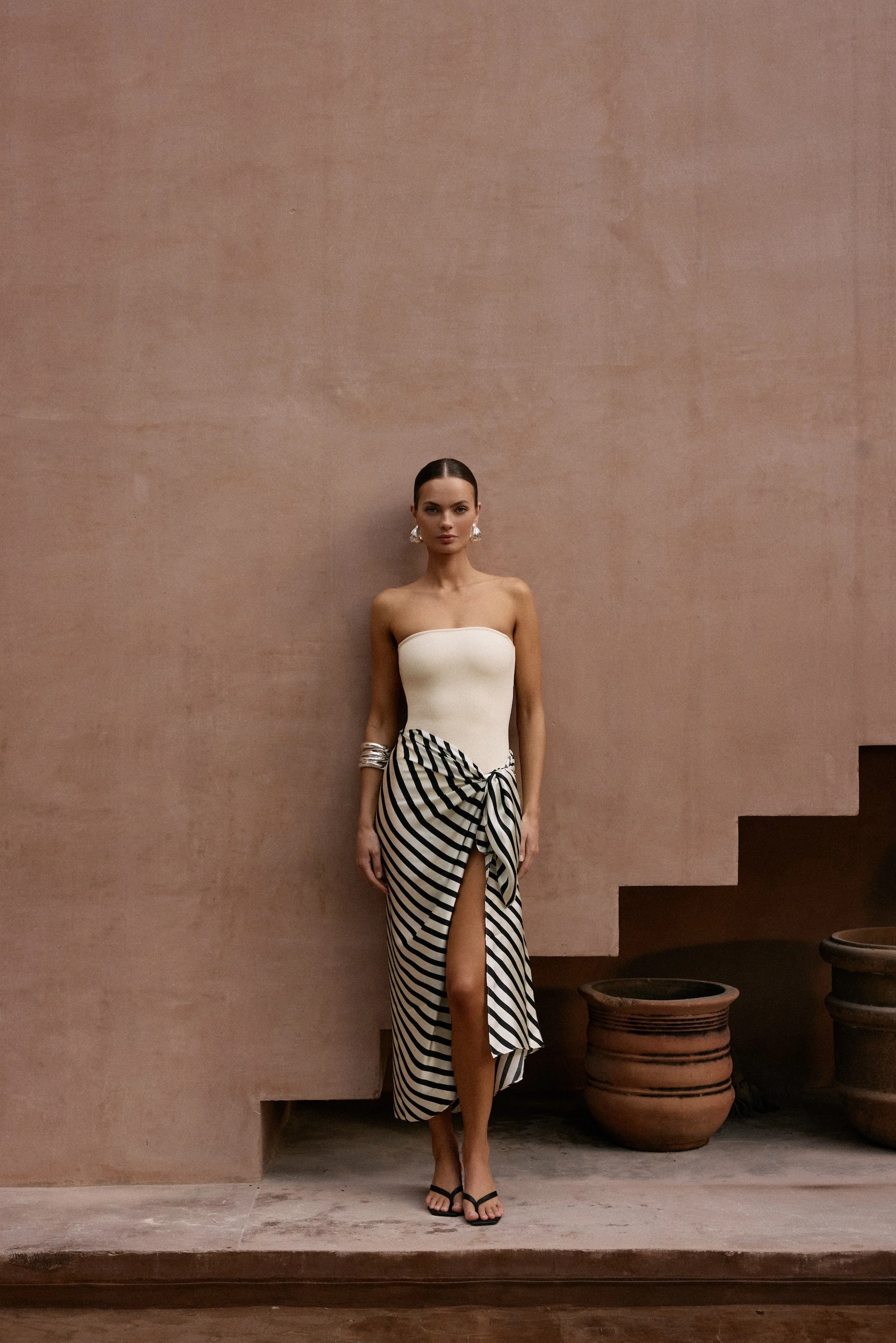 Silk Sarong (Diagonal Stripe)