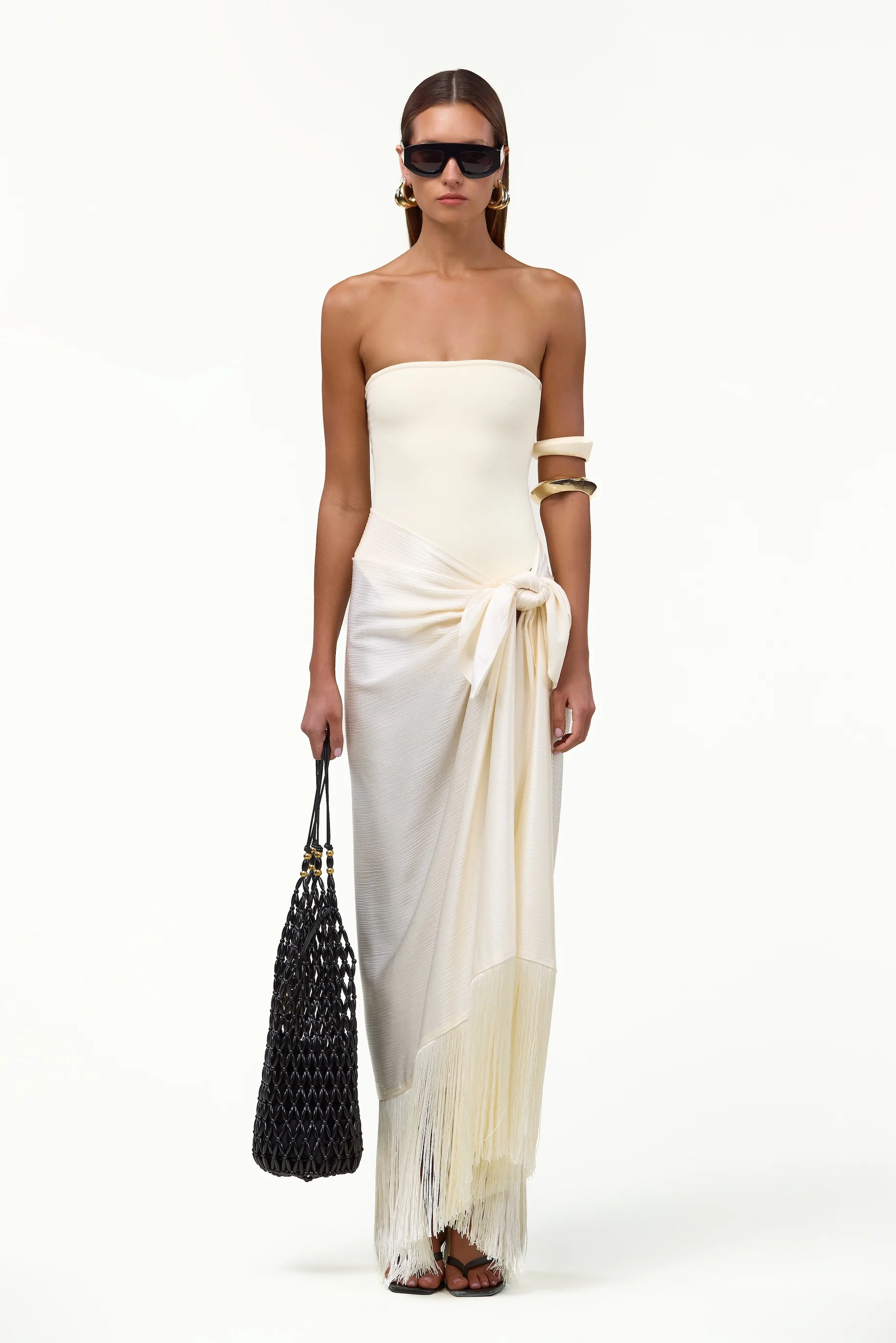 Fringe Sarong (Cream)