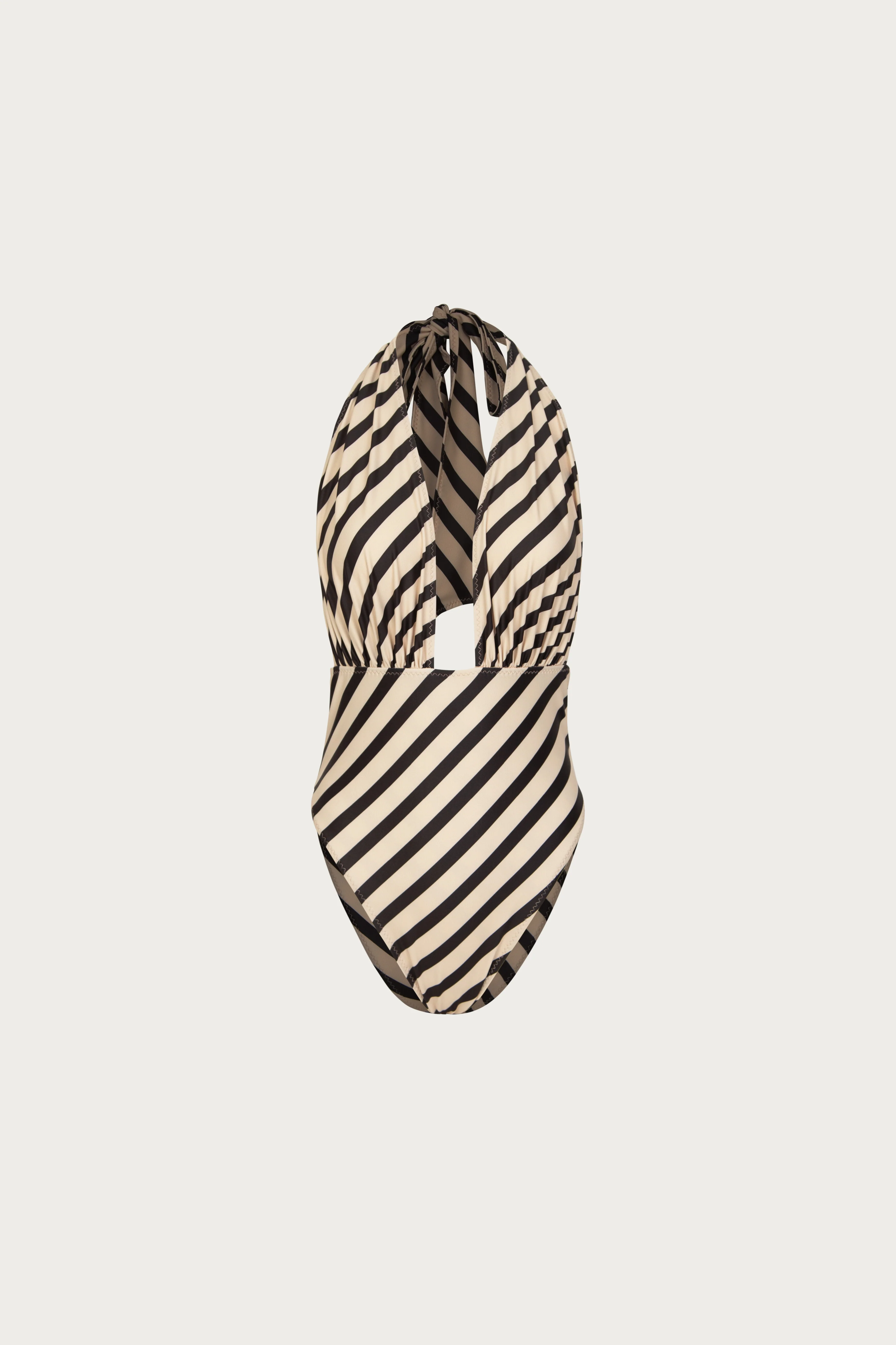 V One Piece (Diagonal Stripe)