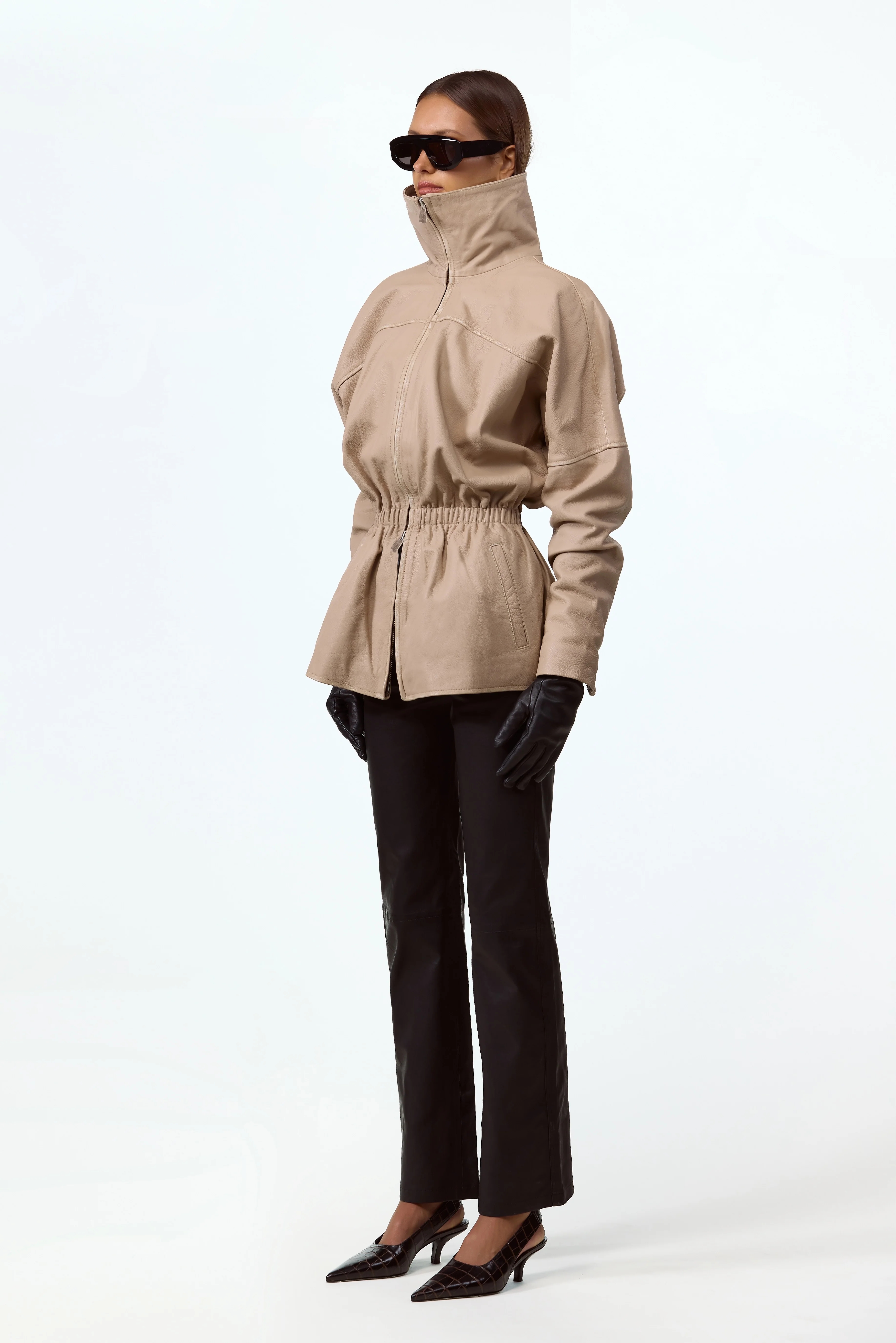 The Leather Parka (Taupe) 5 The Leather Parka (Taupe)