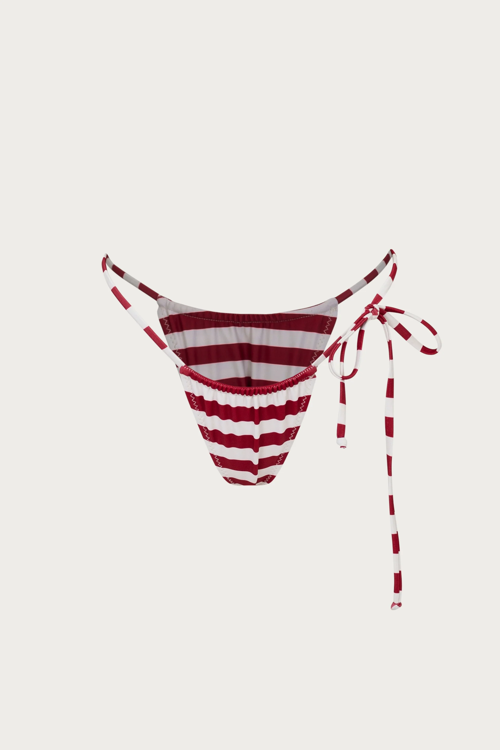 String Bottom (burgundy Stripe) - SAME