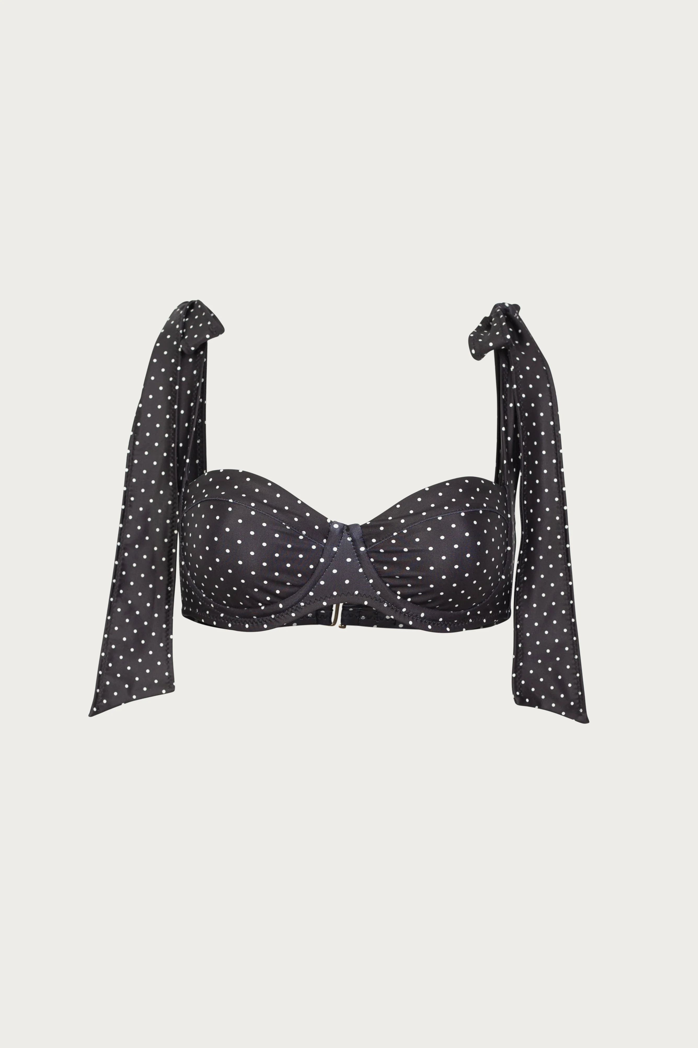 Lady Bra (Black Cream Polka Dot)