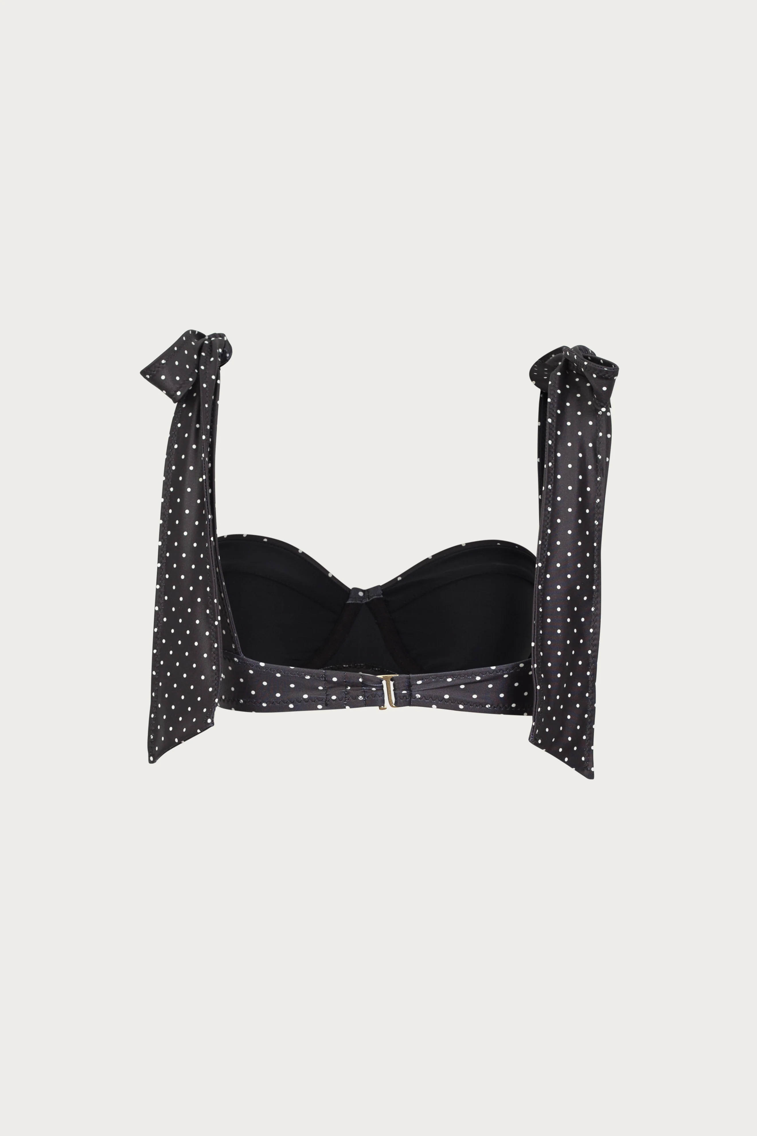 Lady Bra (Black Cream Polka Dot)