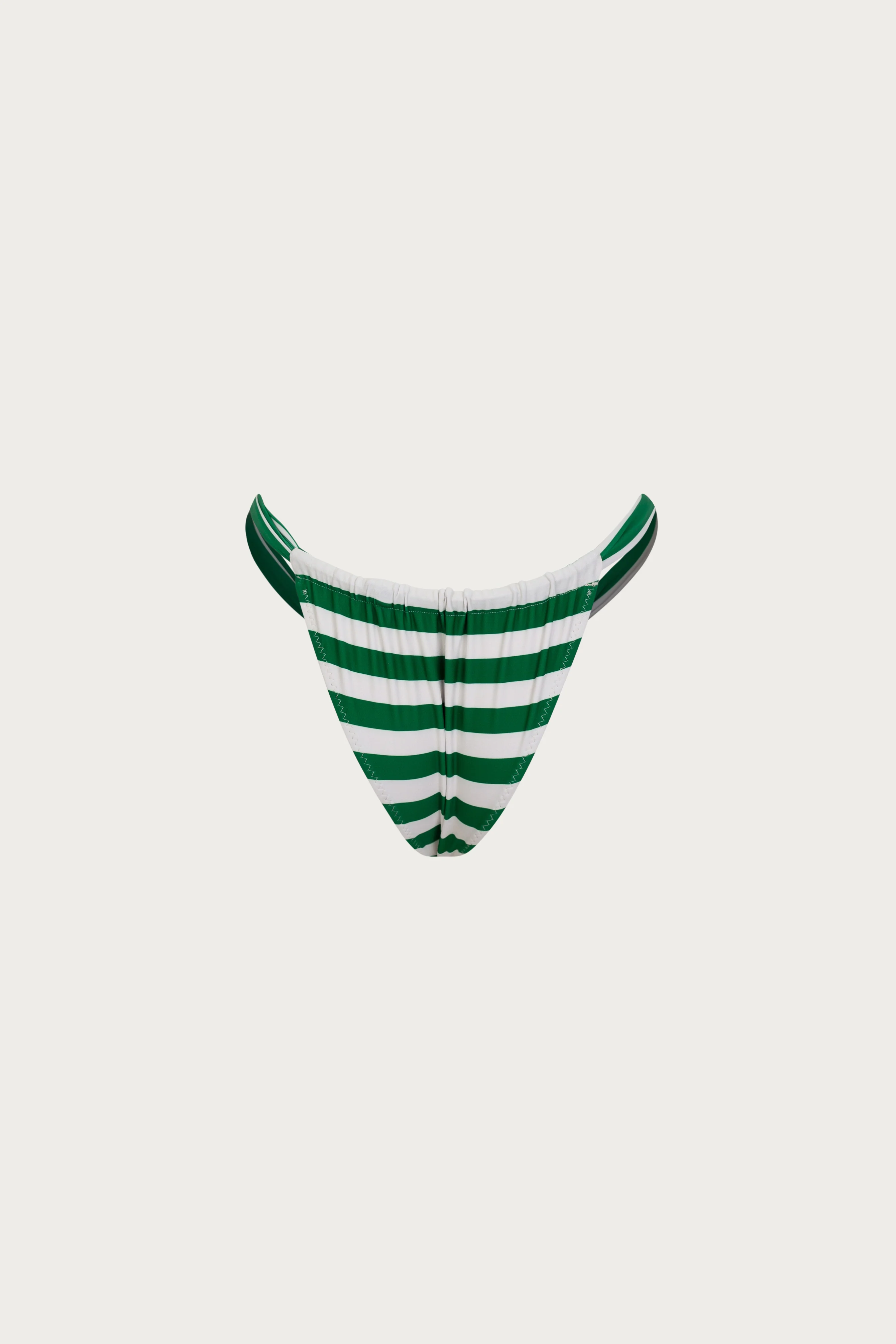 Ruched Bottom (Green Stripe) 4 Ruched Bottom (Green Stripe)
