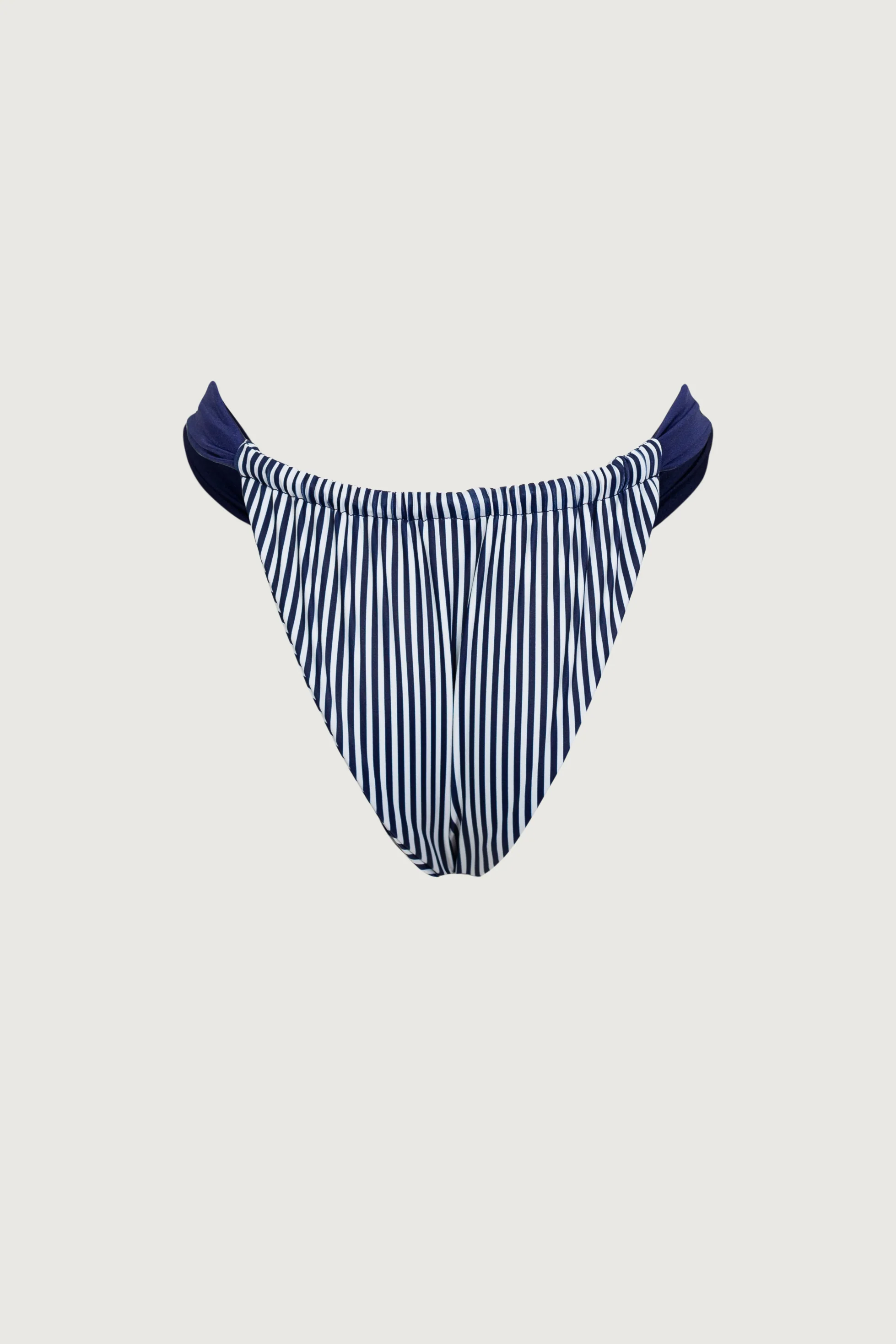 Ruched Bottom (Navy Pinstripe/Navy) 6 Ruched Bottom (Navy Pinstripe/Navy)