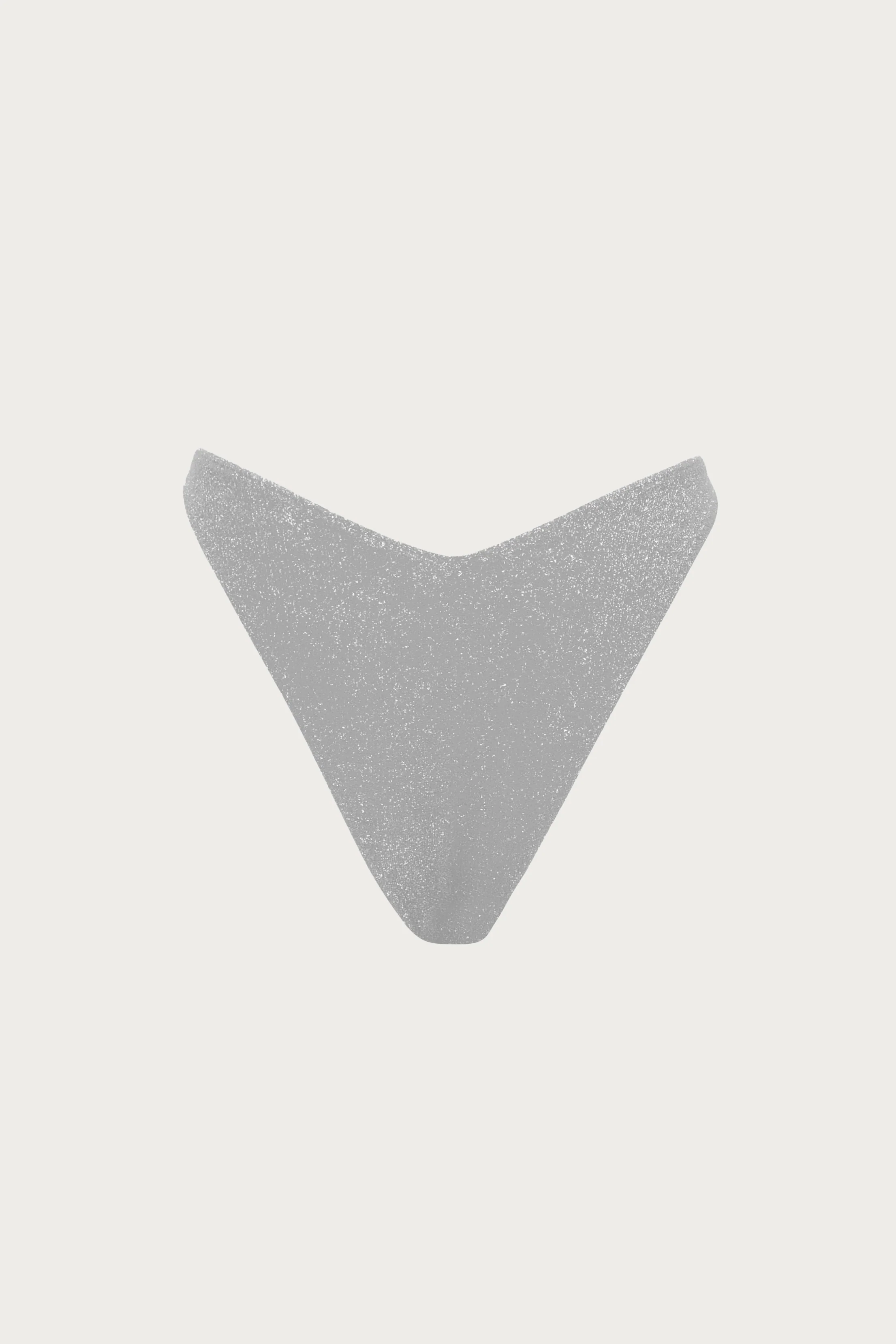 Pierced Bottom (Silver Shimmer Lurex)