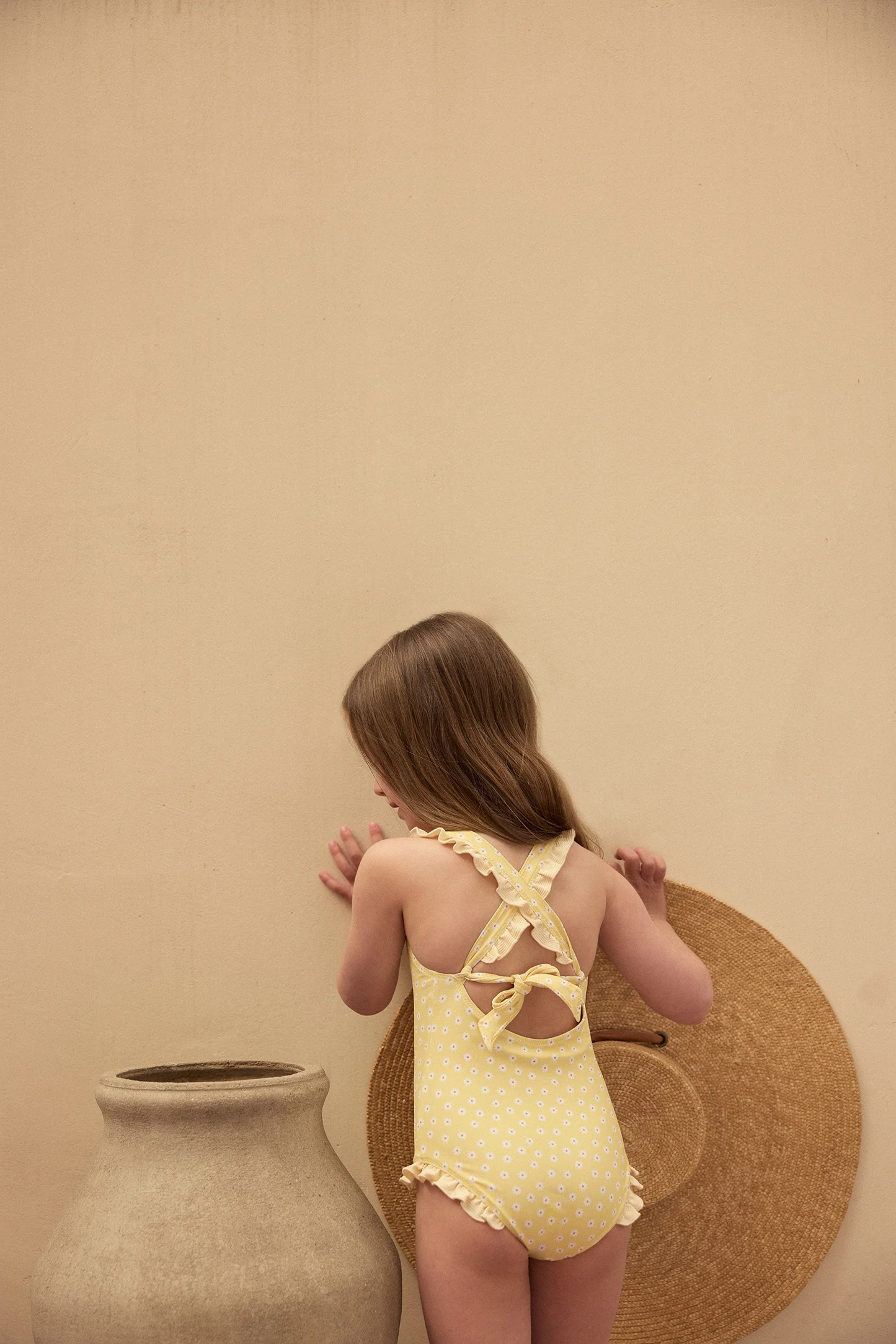 ruffle one piece (yellow daisy) 2 ruffle one piece (yellow daisy)