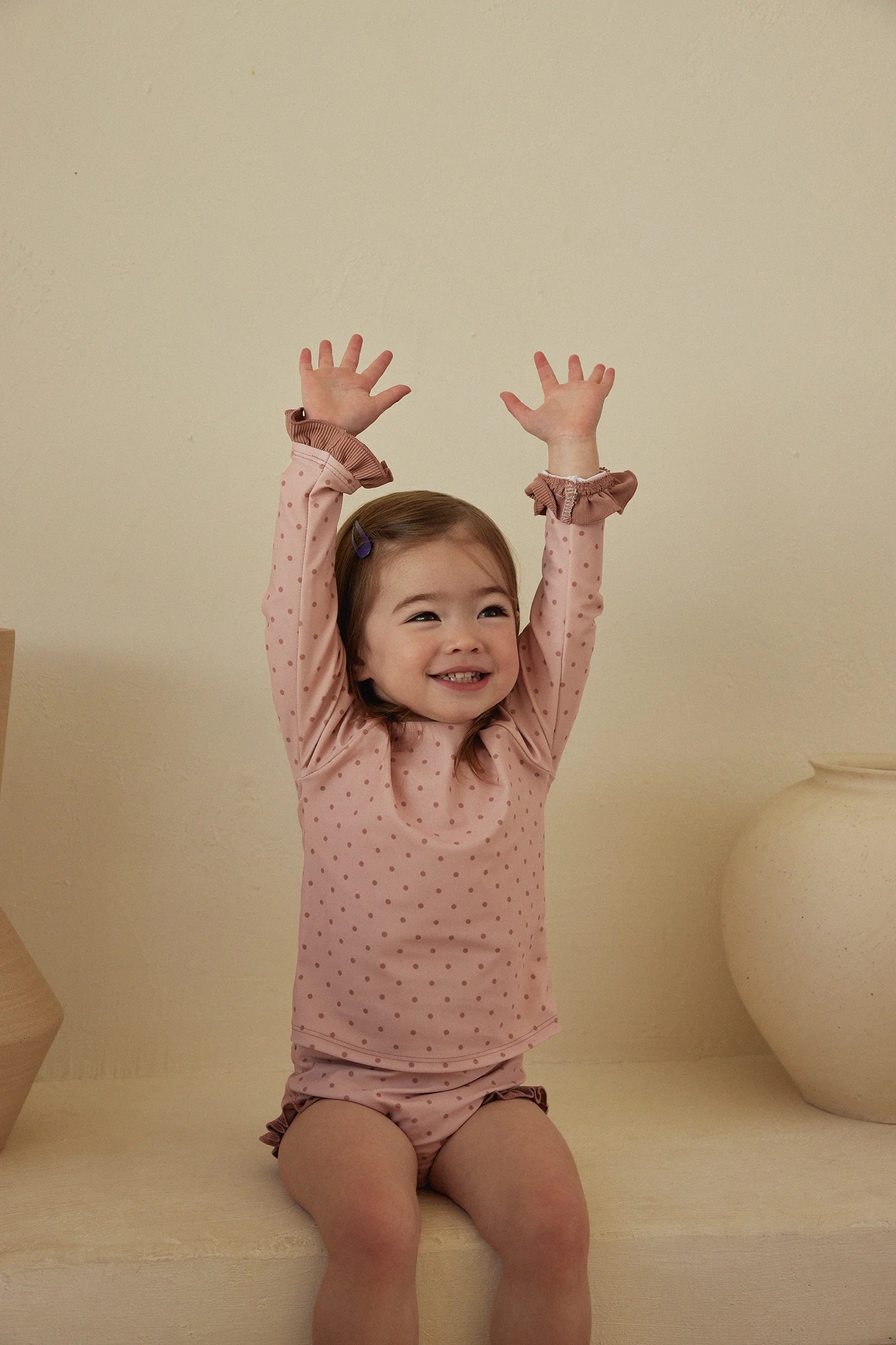 swim bloomer (blush camel polka dot/camel) 2 swim bloomer (blush camel polka dot/camel)