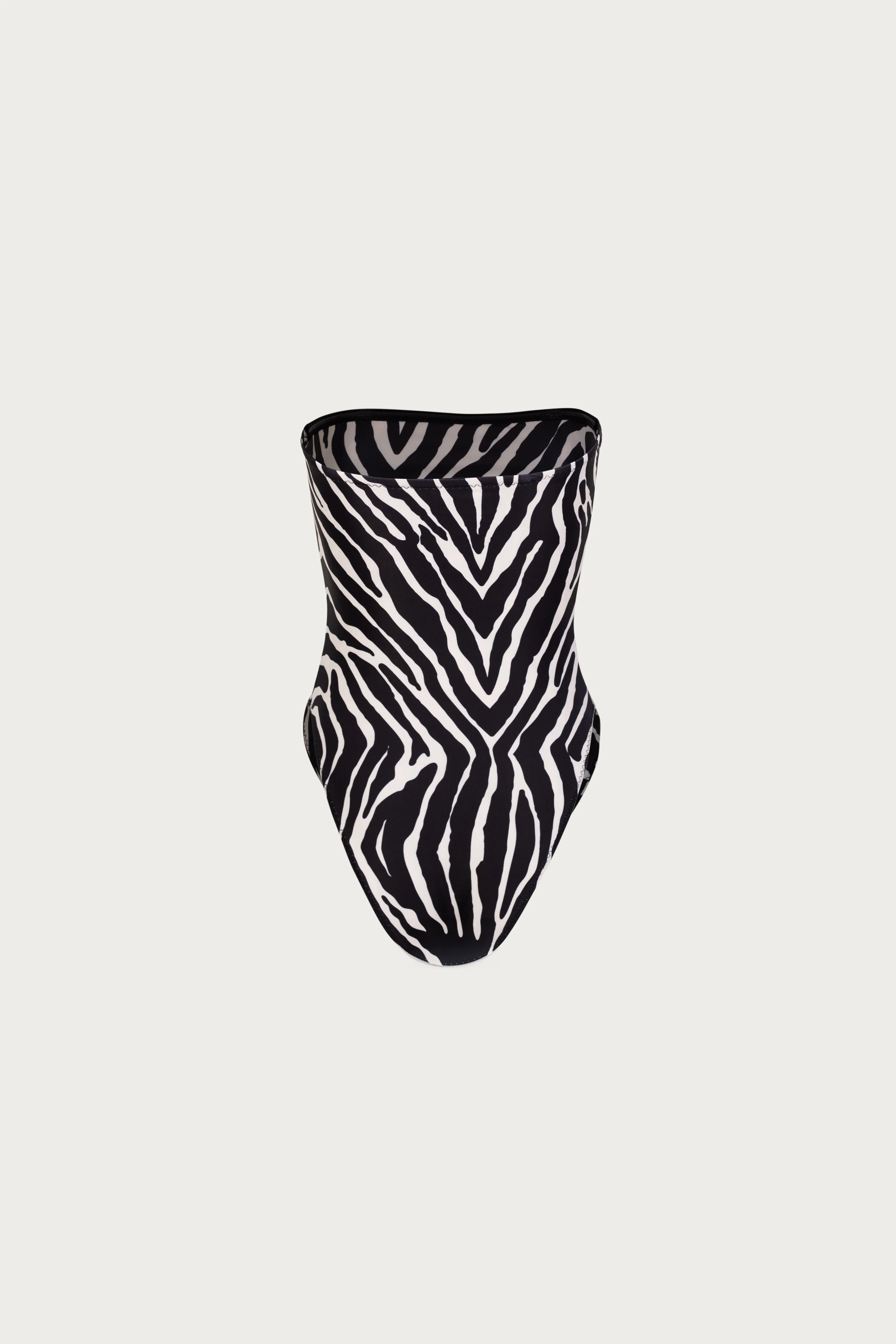 Strapless One Piece (Zebra) 6 Strapless One Piece (Zebra)