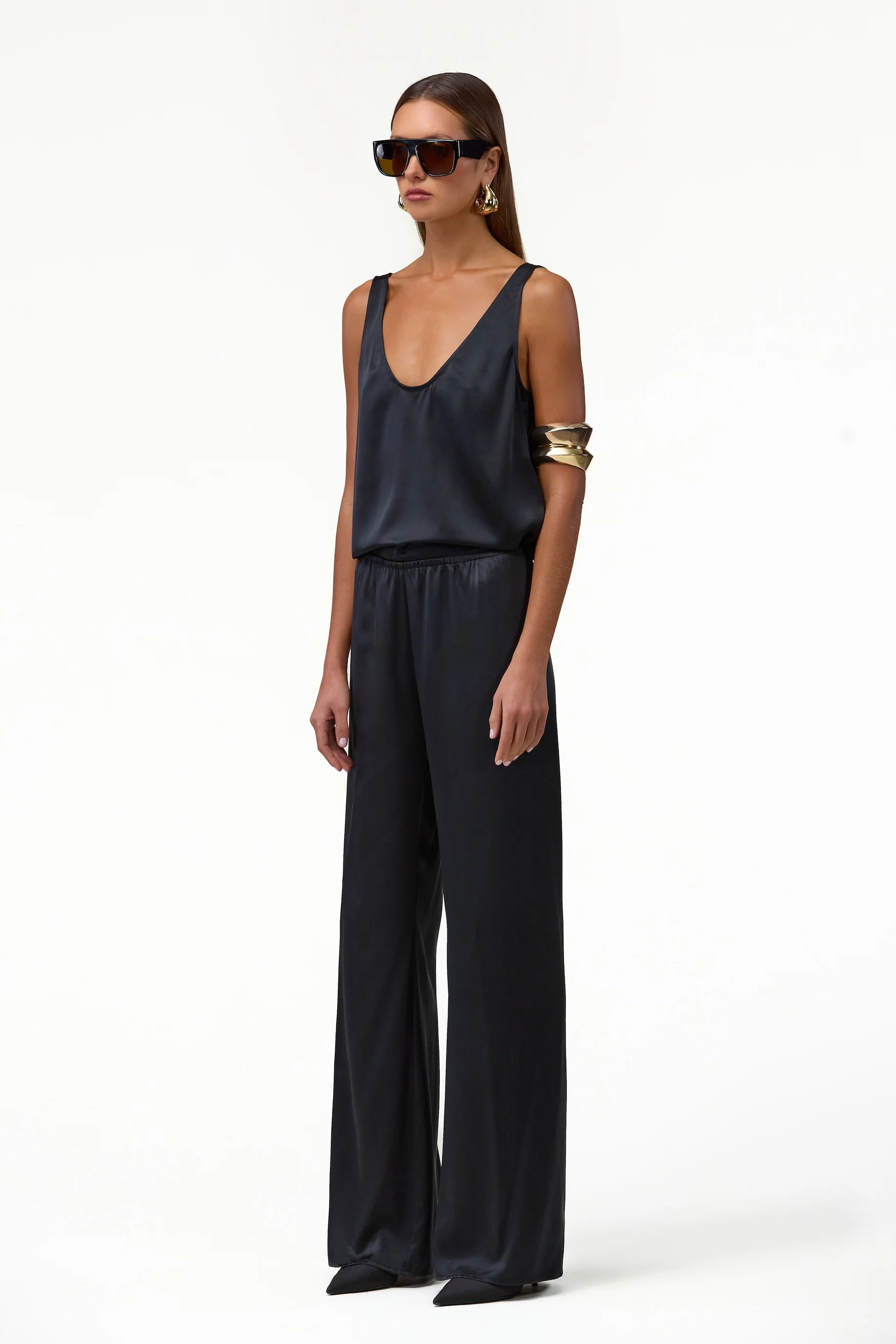 Silk Pant (Black) 2 Silk Pant (Black)