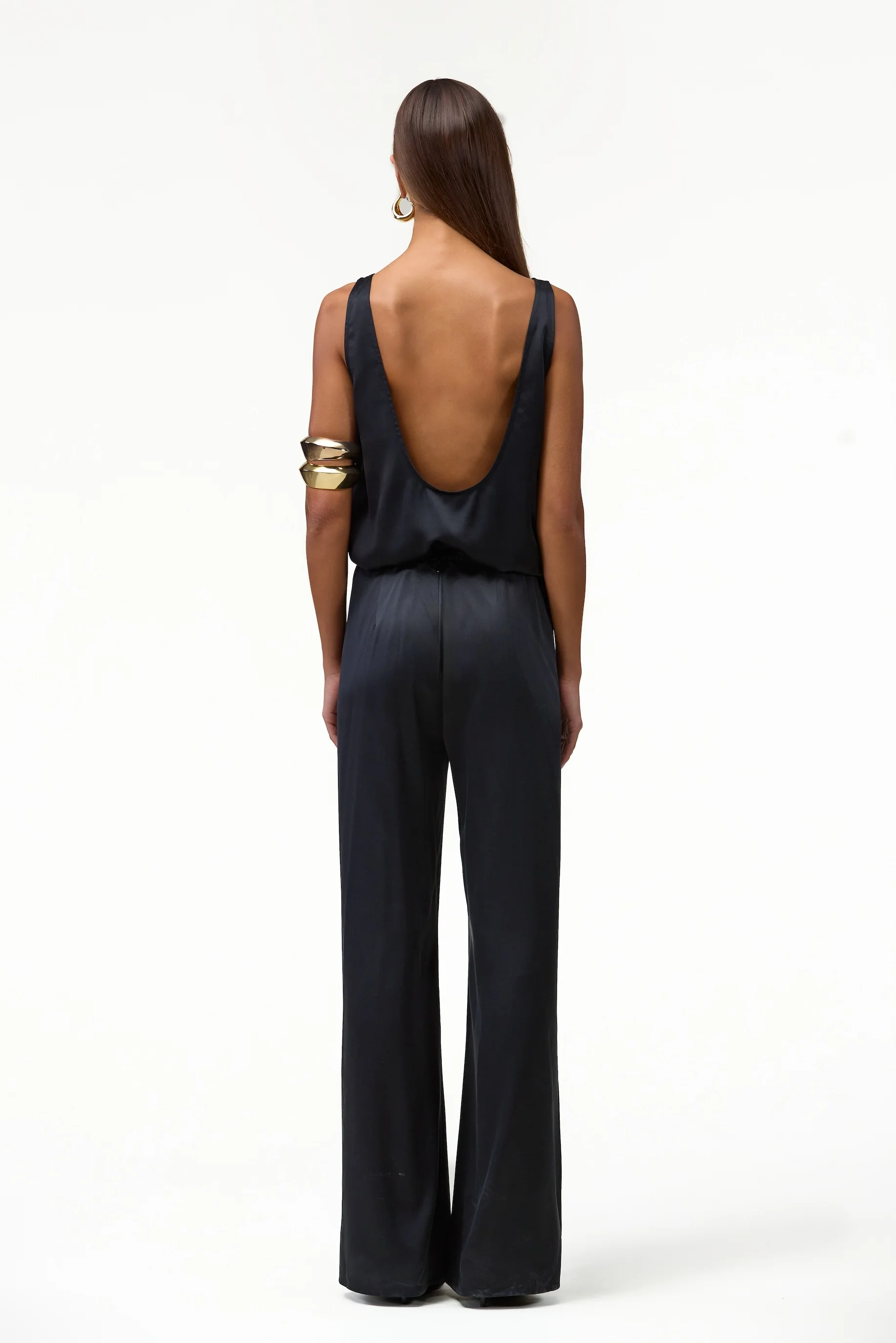 Silk Pant (Black) 4 Silk Pant (Black)