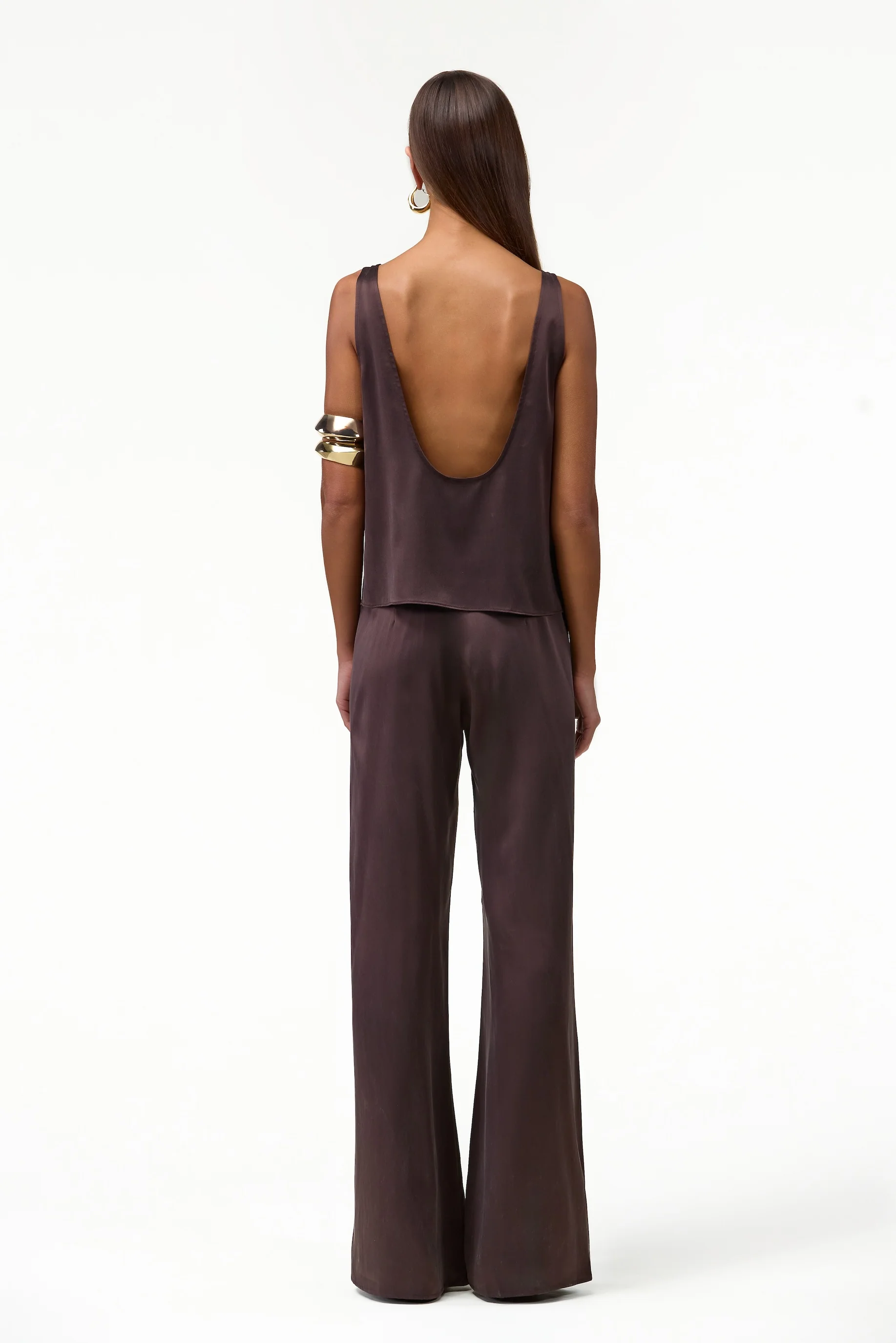 Silk Top (Chocolate Brown) 4 Silk Top (Chocolate Brown)