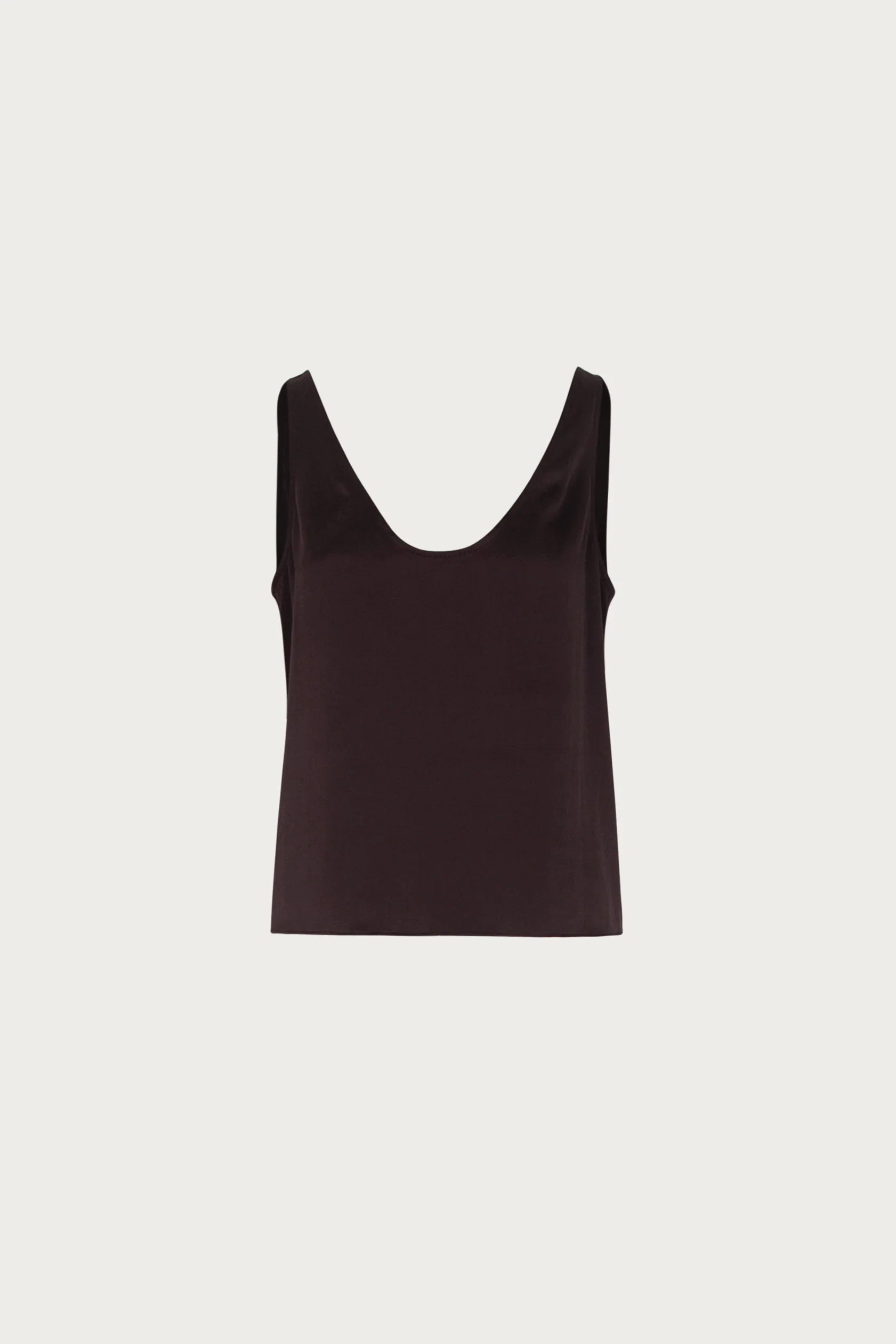 Silk Top (Chocolate Brown) 5 Silk Top (Chocolate Brown)