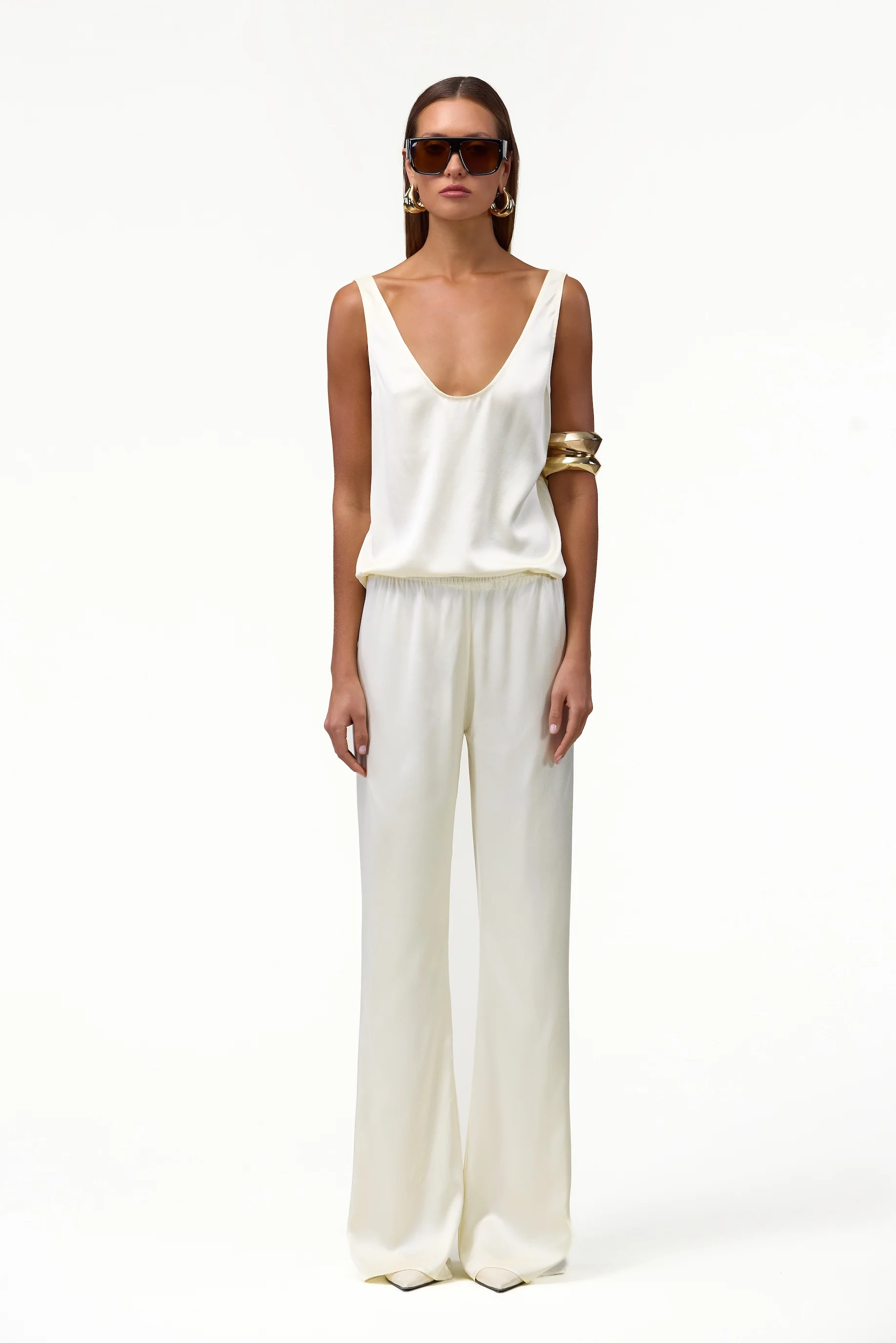 Silk Top (Cream)