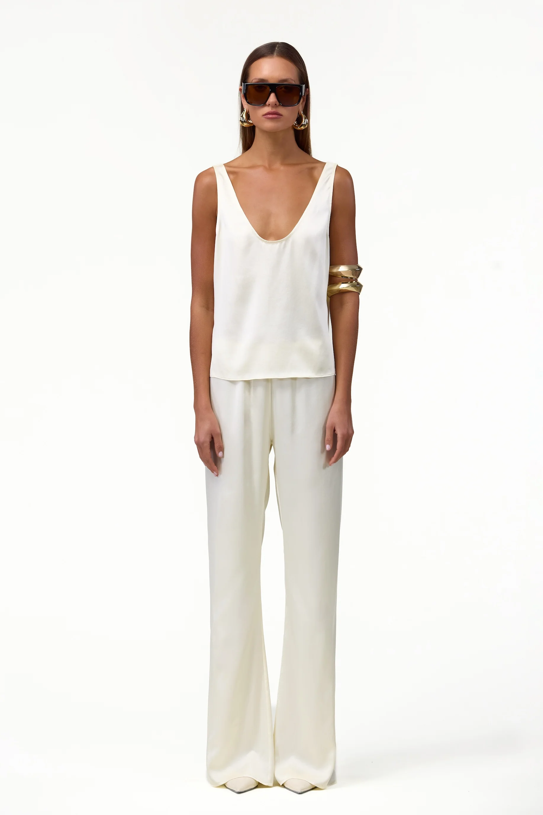 Silk Top (Cream)