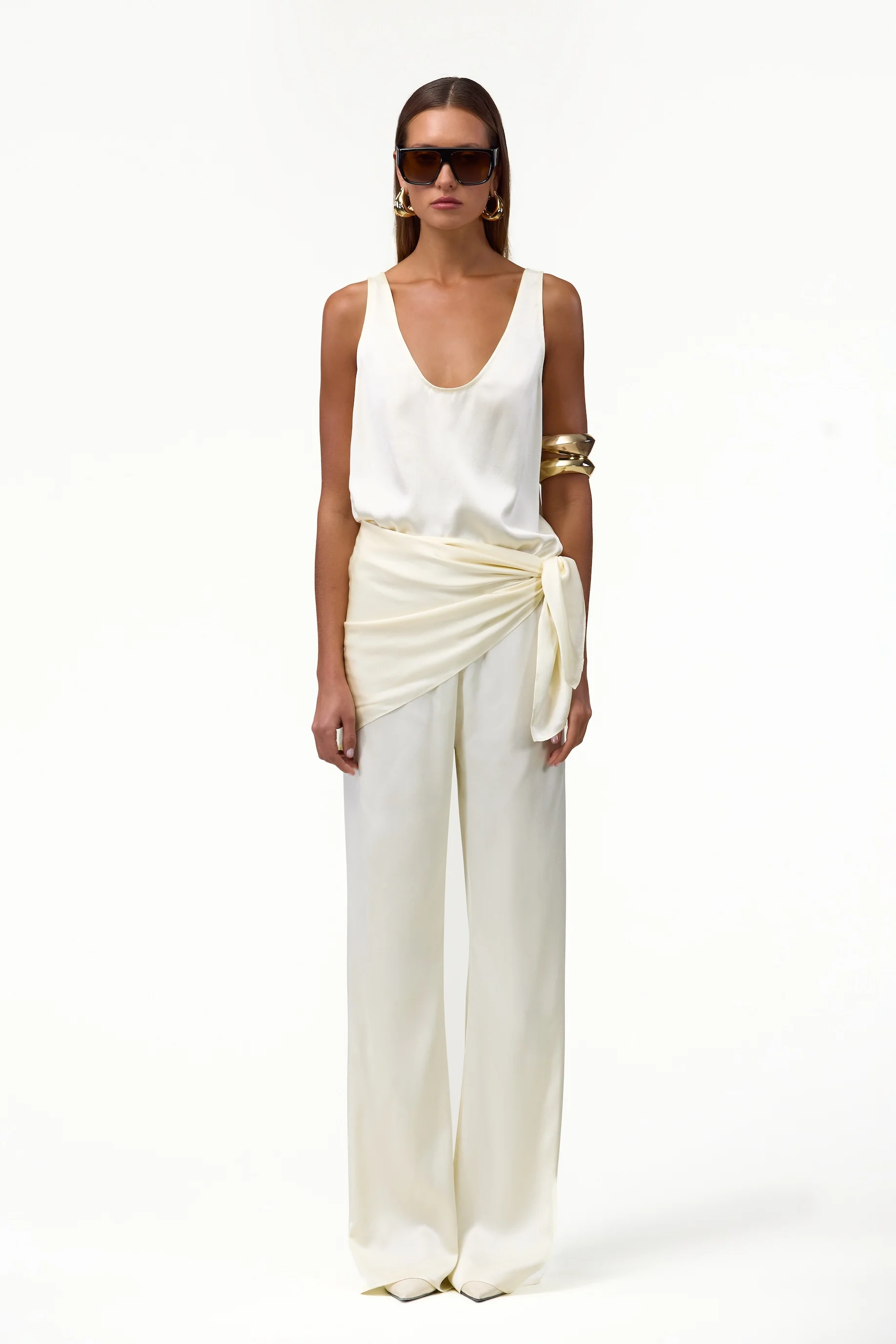 Silk Top (Cream)