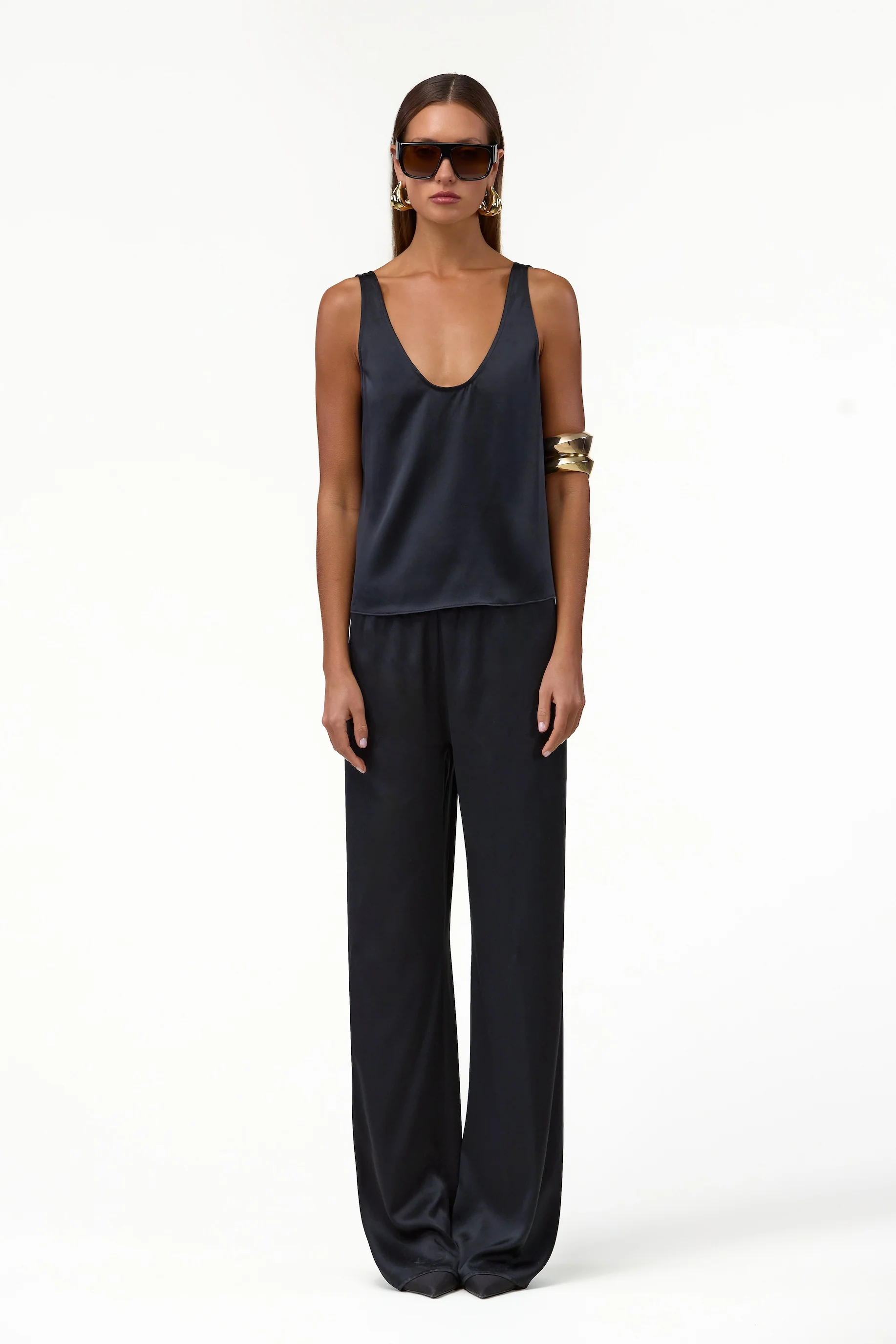 Silk Top (Black)