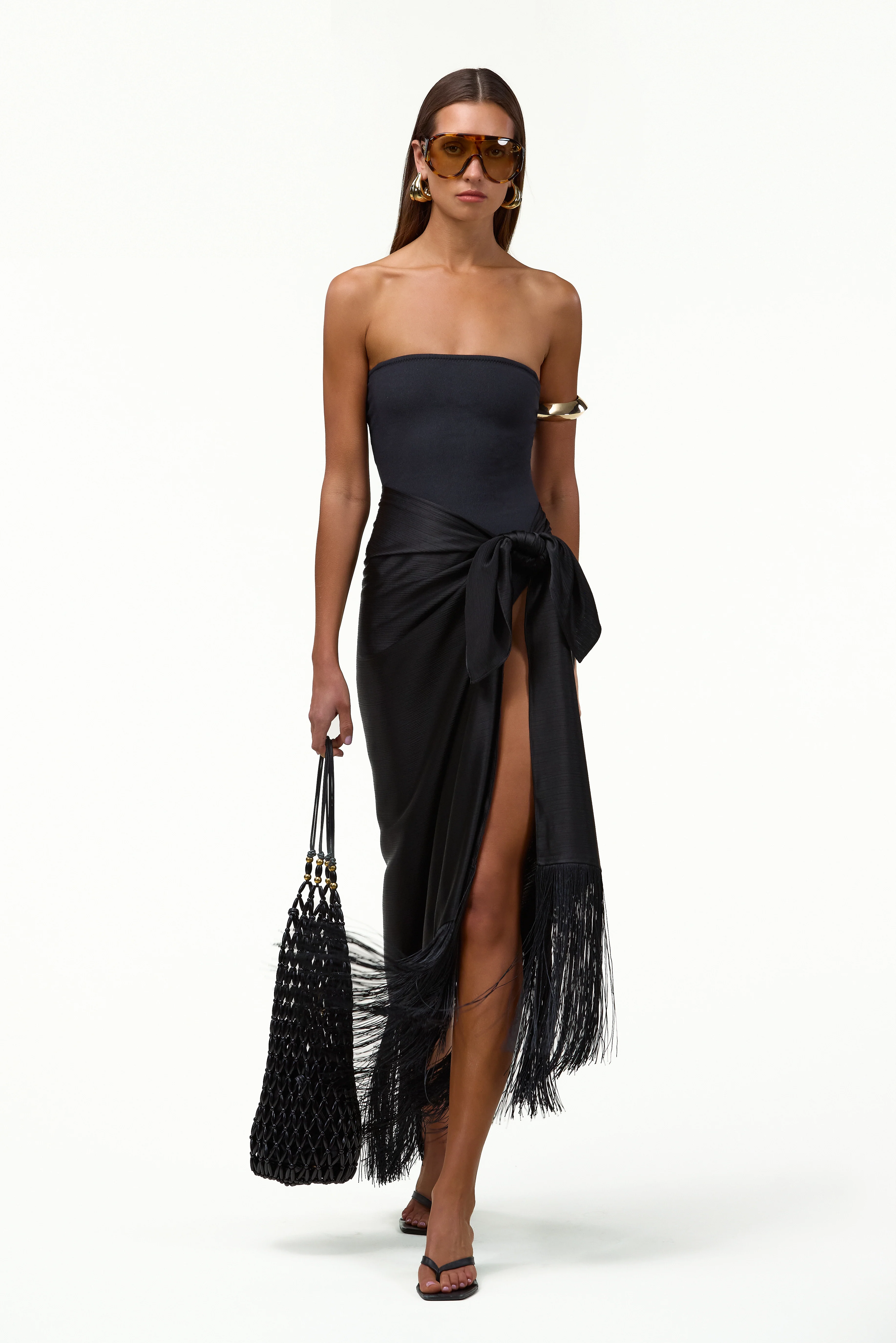 Fringe Sarong (Black)