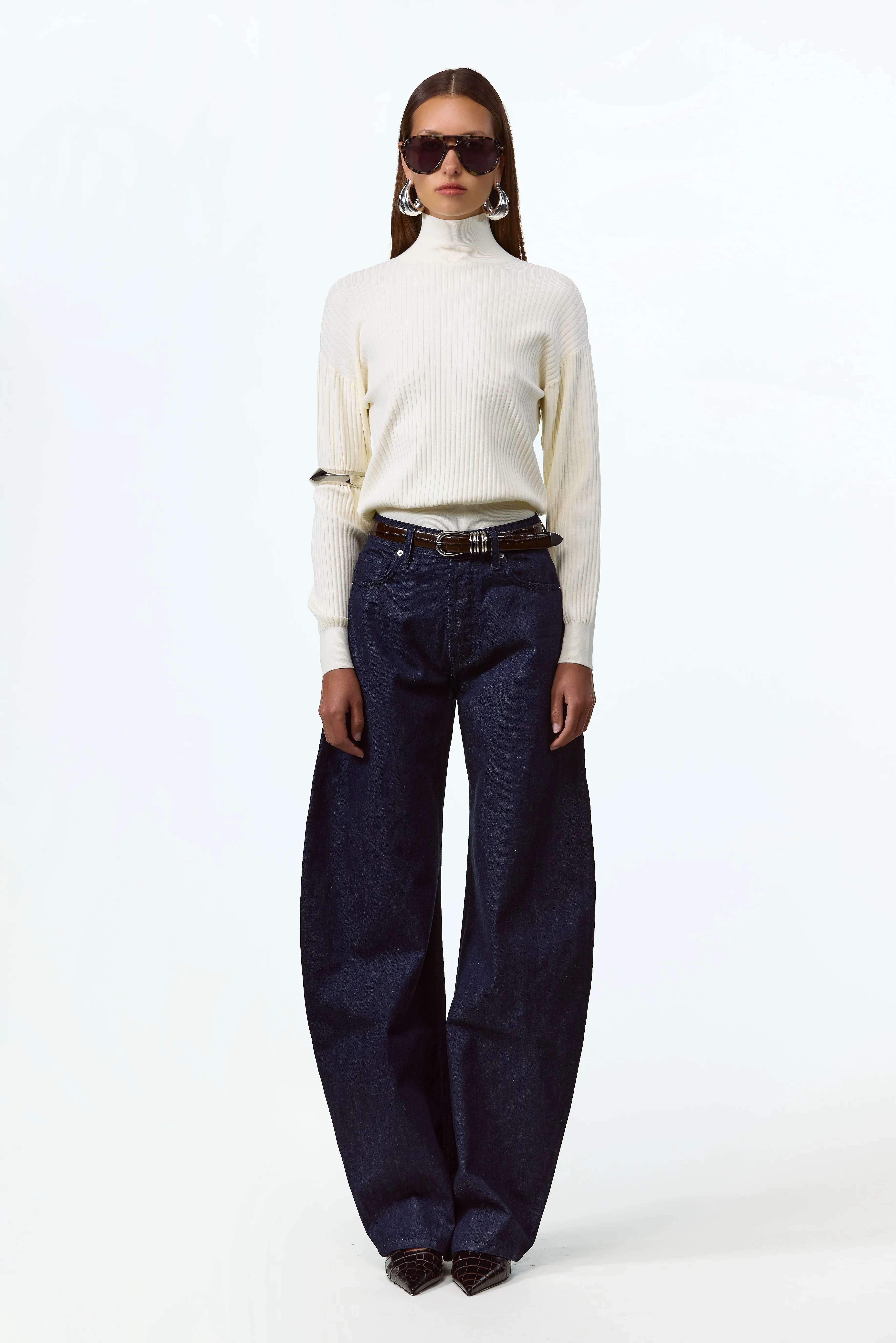 The Barrel Jean (Dark Indigo)